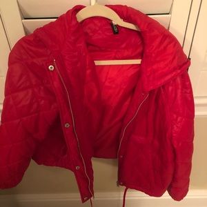 Red jacket